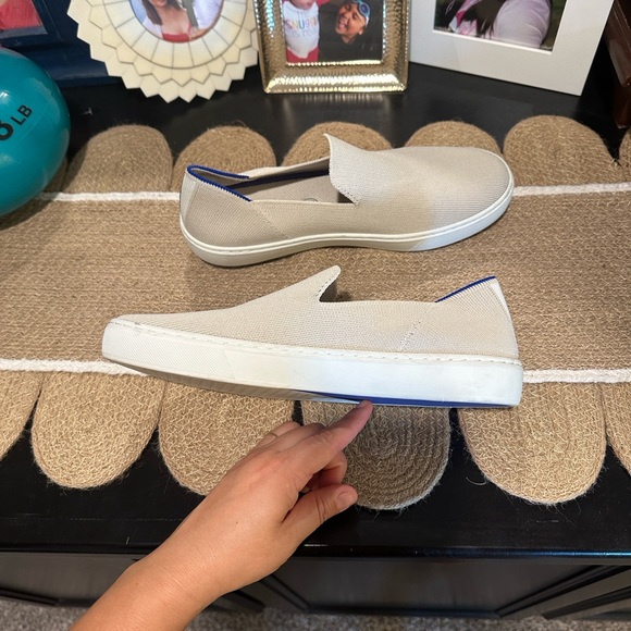 Rothy's Original Slip-On Sneaker Sand - Picture 7 of 8